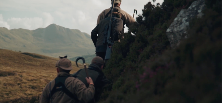 FIELDSPORTS BRITAIN FILM A YOUNG HUNTERS FIRST RED STAG STALK ON ARDNAMURCHAN ESTATE